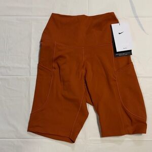 Nike Women's Burnt Orange Bike Shorts